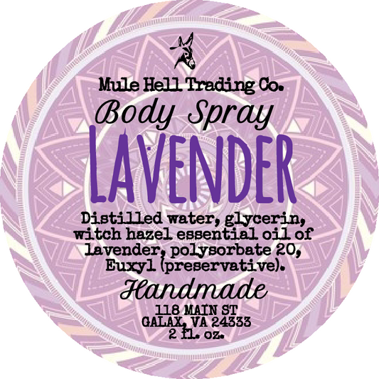 Lavender Body Spray
