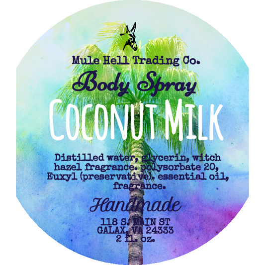 Coconut Milk Body Spray