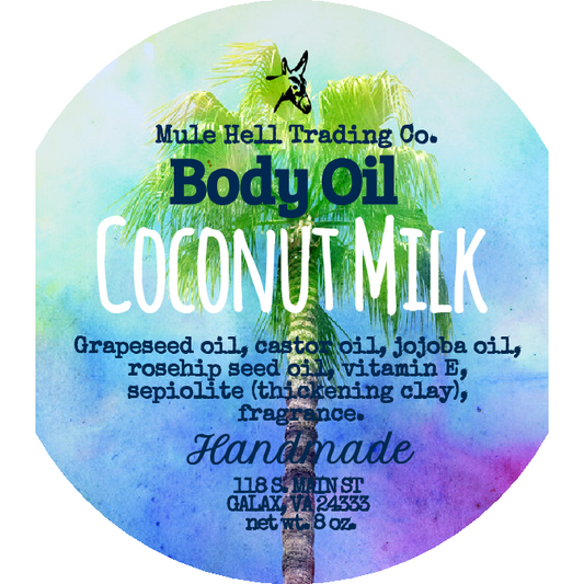 Coconut Milk Body Oil