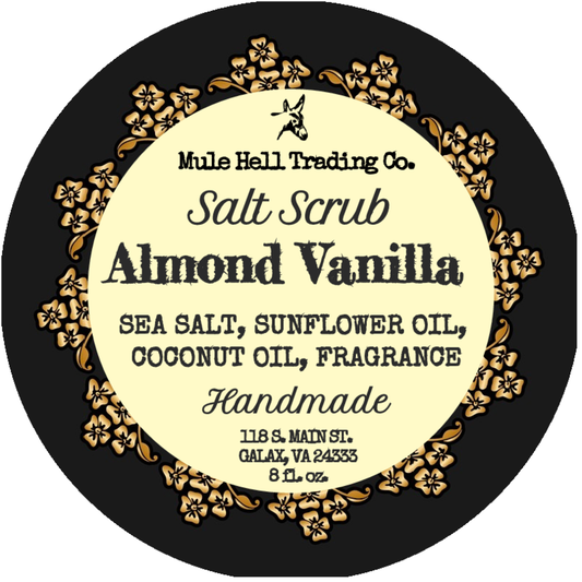 Almond Vanila Salt Scrub