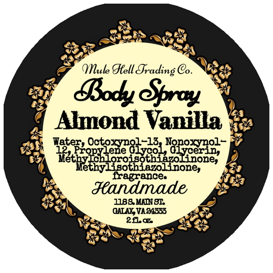 Almond Vanilla Body Spray
