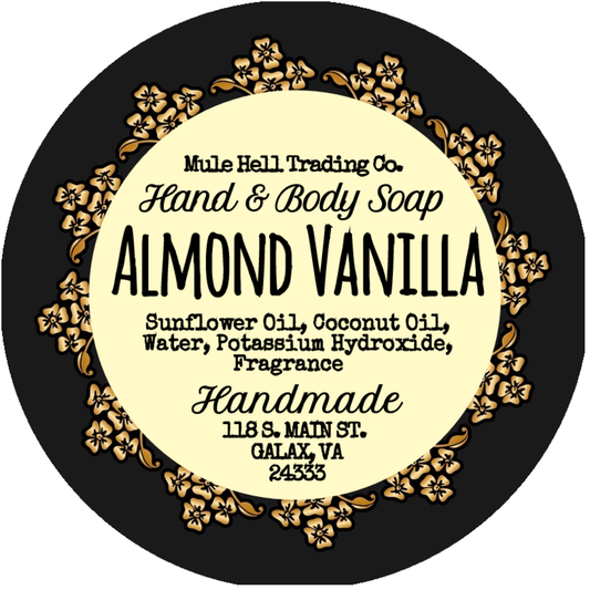 Almond Vanilla Liquid Soap
