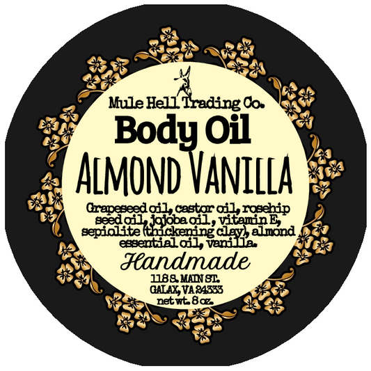 Almond Vanilla Body Oil
