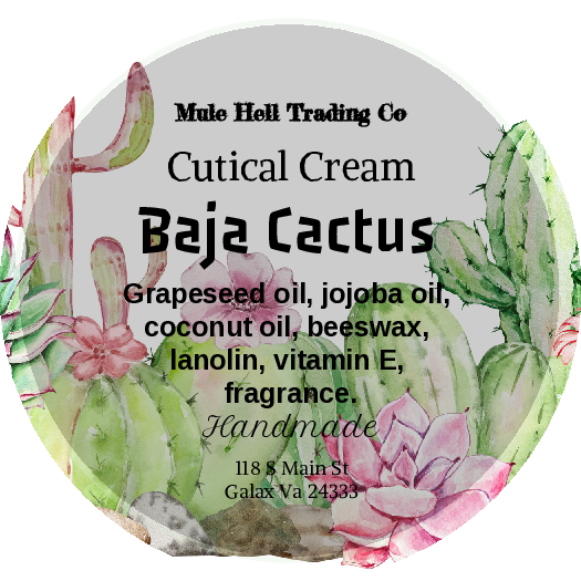 Baja Cactus- Cuticle Cream