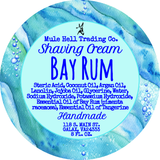 Bay Rum Shaving Cream