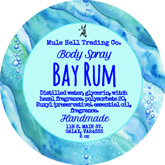 Bay Rum Body Spray