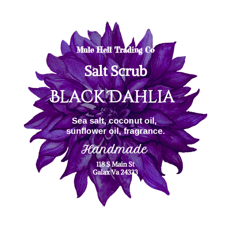 Black Dahlia Salt Scrub