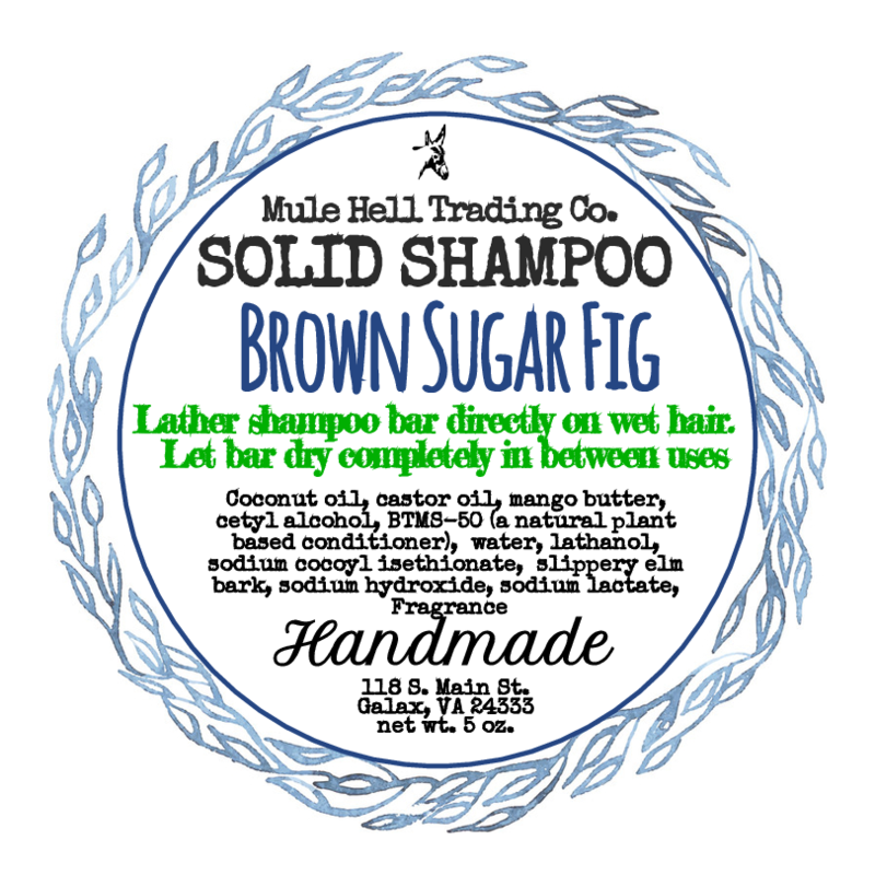 Brown Sugar Fig Shampoo Bar