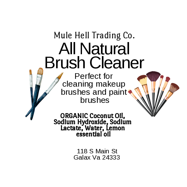 100% Natural Brush Cleaner