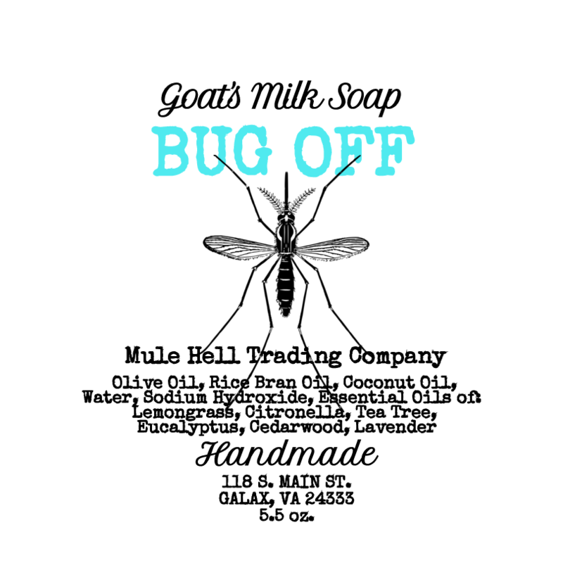 Bug Off Goat Milk Bar Soap