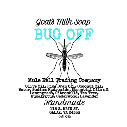 Bug Off Goat Milk Bar Soap