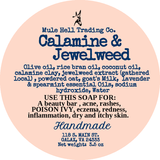 Calamine & Jewelweed Bar Soap