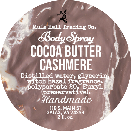 Cocoa Butter Cashmere Body Spray