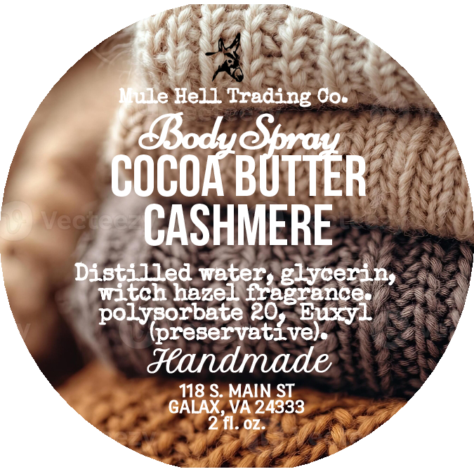 Cocoa Butter Cashmere Body Spray