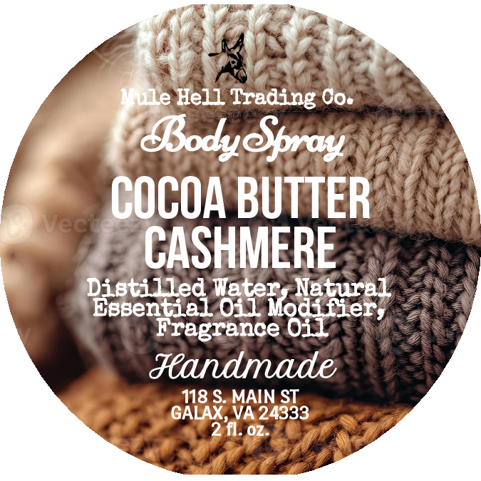 Cocoa Butter Cashmere Body Spray