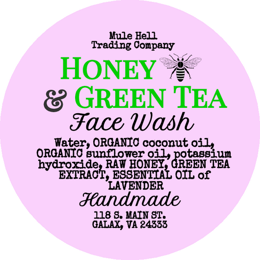 Green Tea + Honey Face Wash