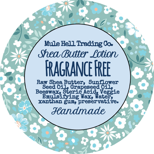 Fragrance Free Shea Butter Lotion