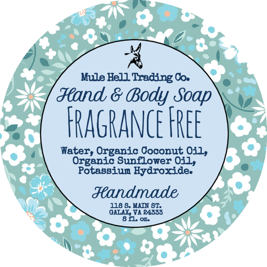 Fragrance Free Hand and Body Soap