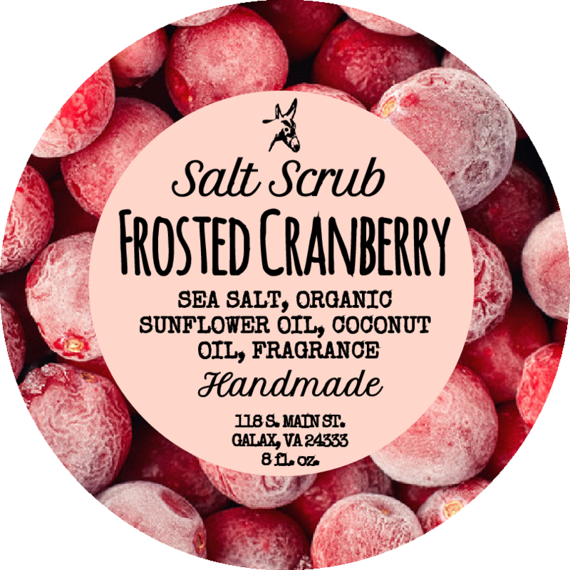 Frosted Cranberry Salt Scrub