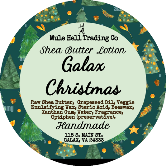 Galax Christmas Shea Butter Lotion