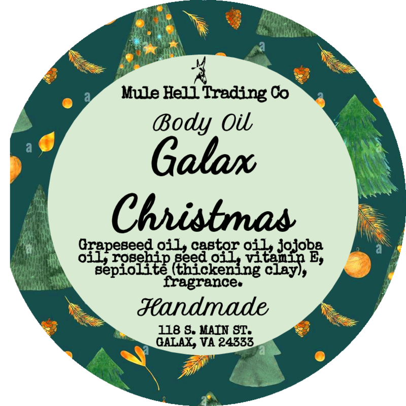 Galax Christmas Body Oil