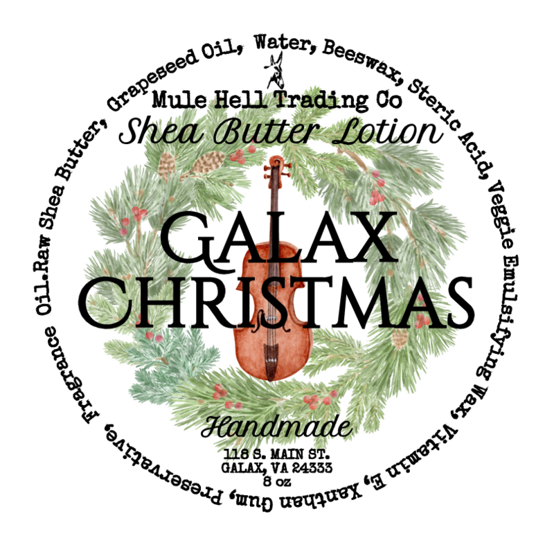 Galax Christmas Shea Butter Lotion