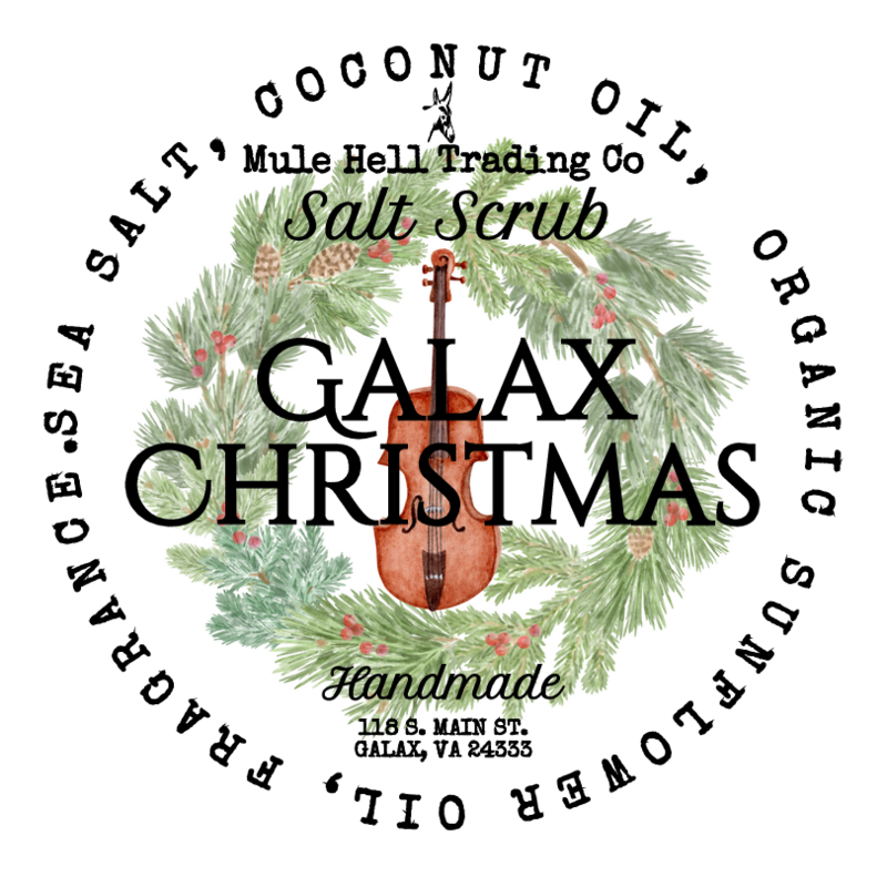 Galax Christmas Salt Scrub