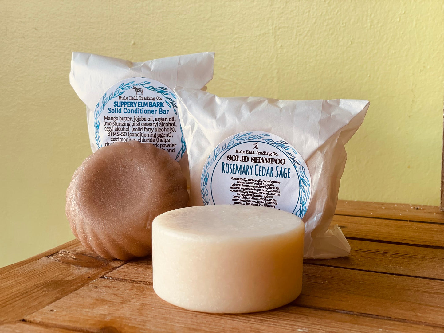 Solid Shampoo and Conditioner Sets