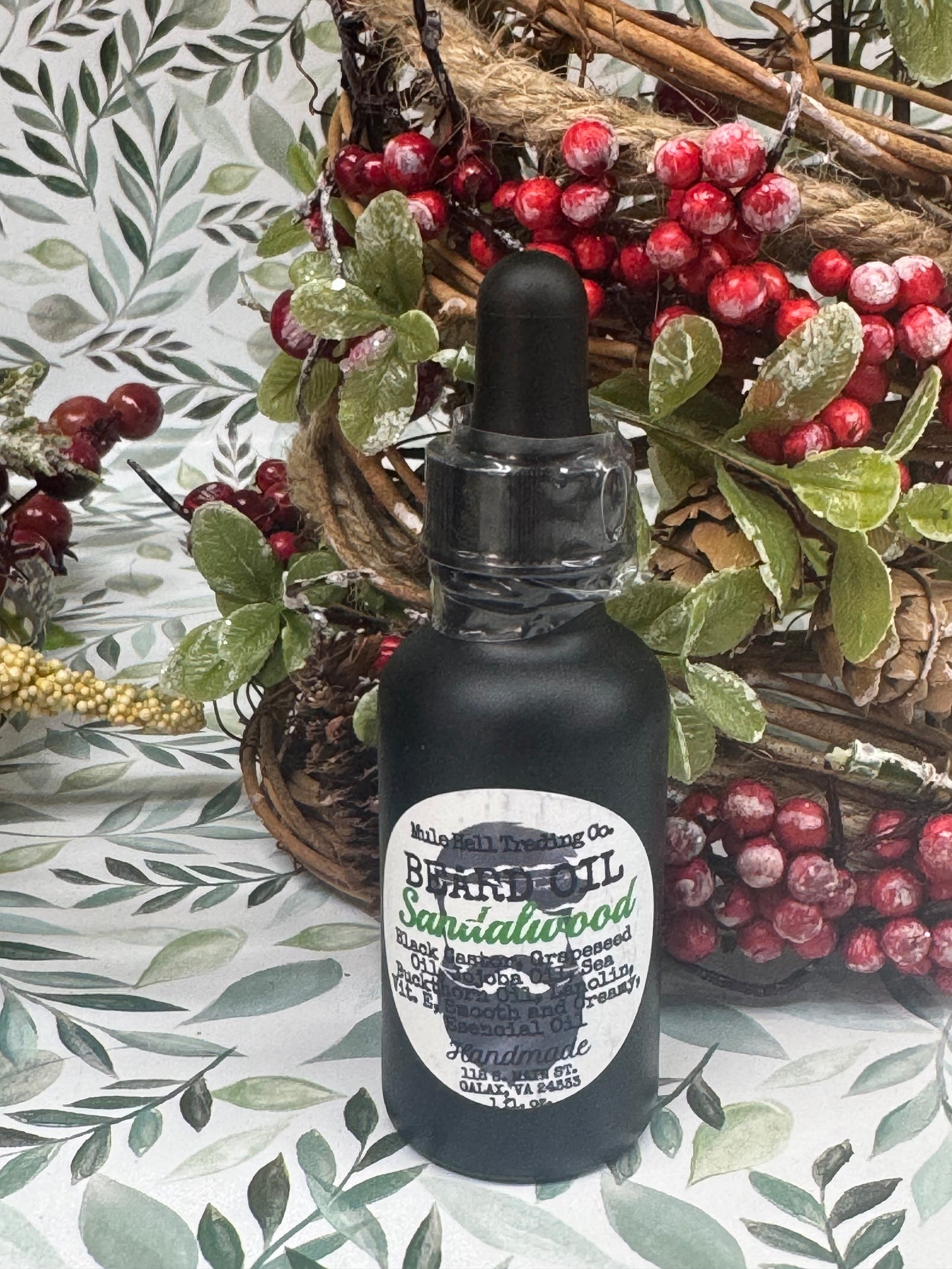 Sandalwood Beard Oil and Beard Balm Gift Set