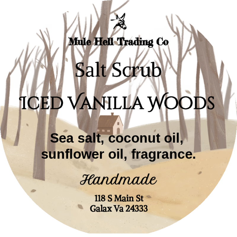 Iced Vanilla Woods Salt Scrub