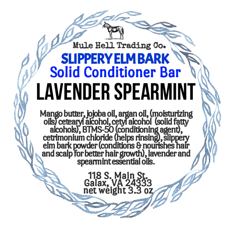 Lavender Spearmint Conditioner Bar