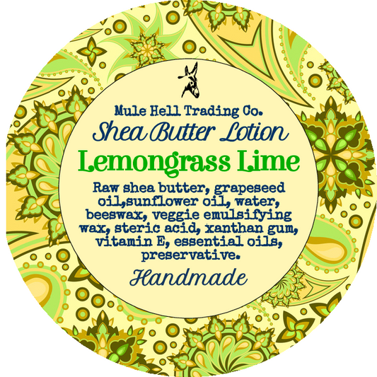 Lemongrass Lime Shea Butter Lotion