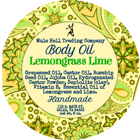 Lemongrass Lime Body Oil
