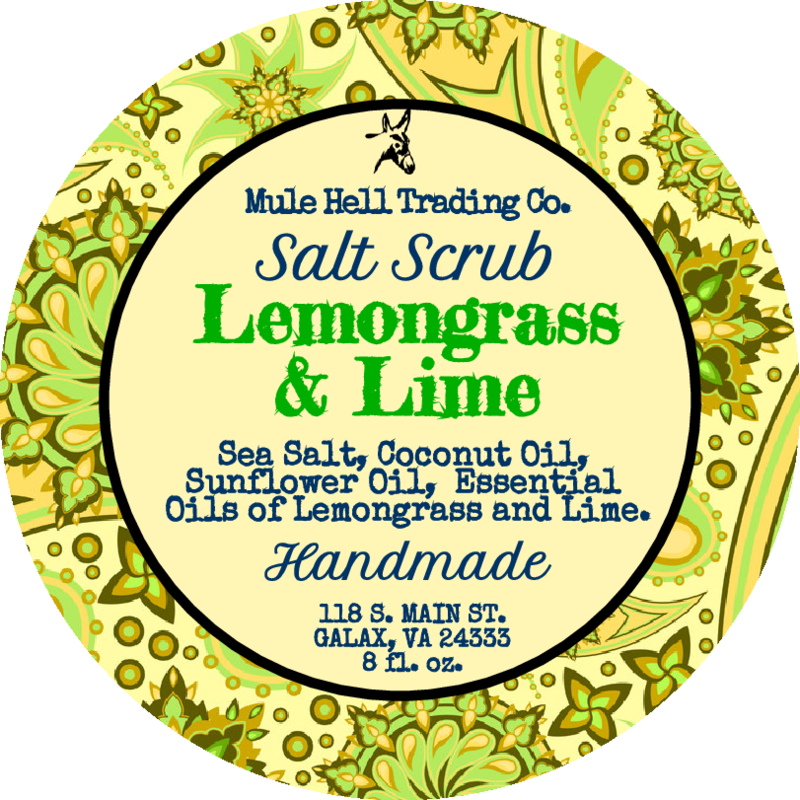 Lemongrass Lime Salt Scrub
