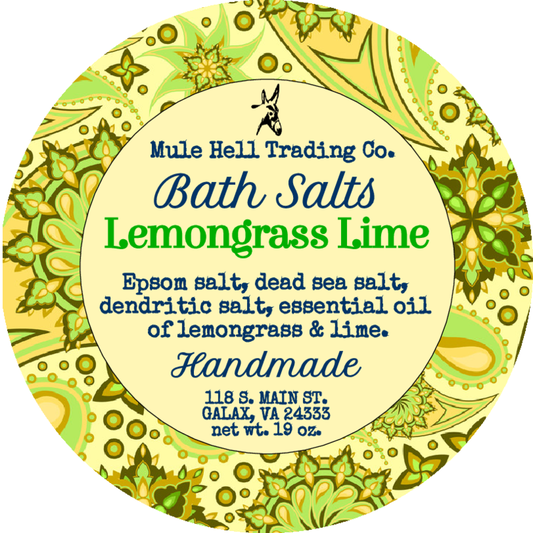Lemongrass Lime Bath Salts