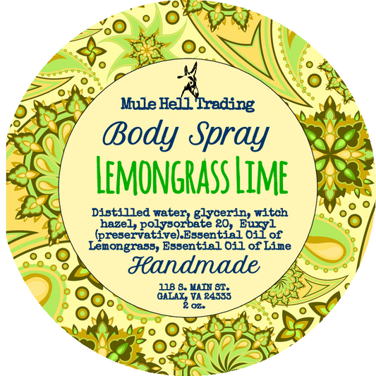 Lemongrass Lime Body Spray