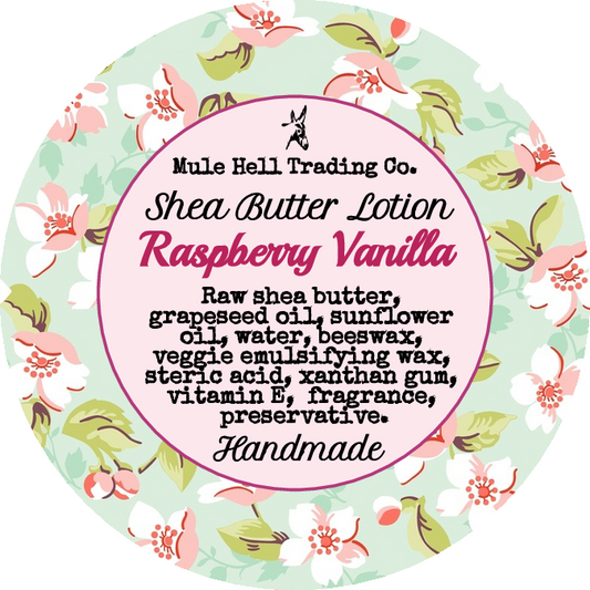 Raspberry Vanilla Shea Butter Lotion