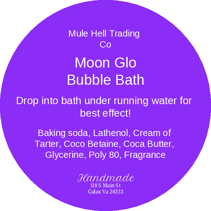 Moon Glo Bubble Bath