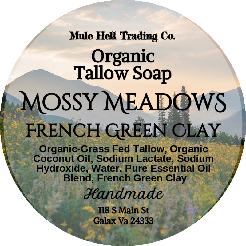 Mossy Meadow Tallow Clay Bar