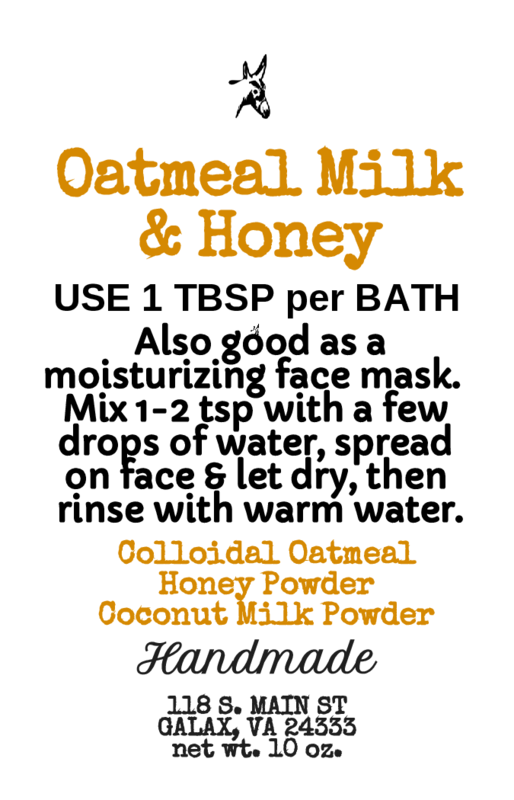 Oatmeal Milk and Honey Bath Soak