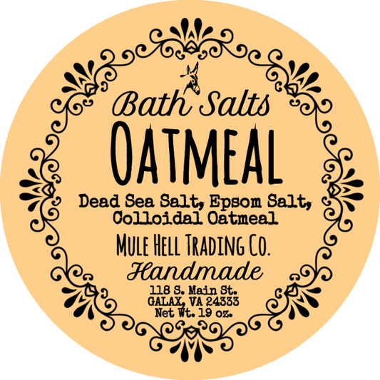 OATMEAL - Fragrance Free Bath Salts