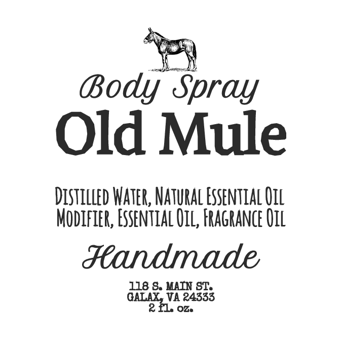 Old Mule Body Spray
