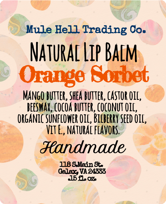 Orange Sorbet Lip Balm