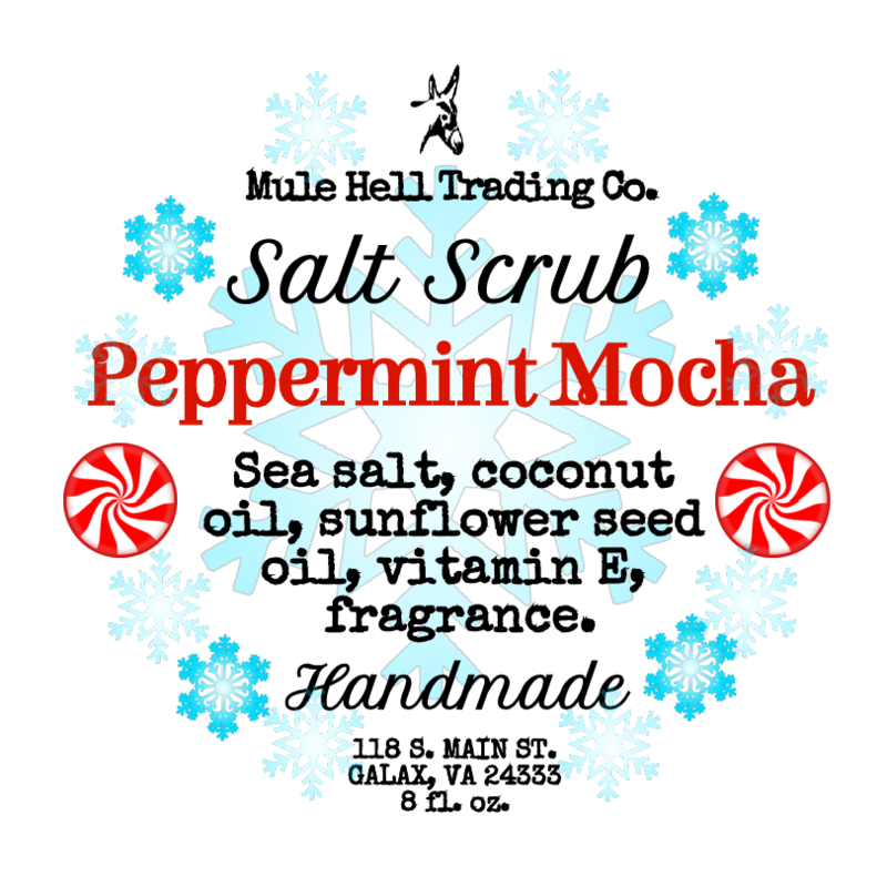 Peppermint Mocha Salt Scrub