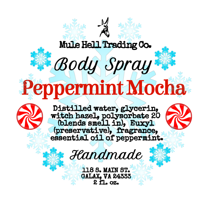 Peppermint Mocha Body Spray