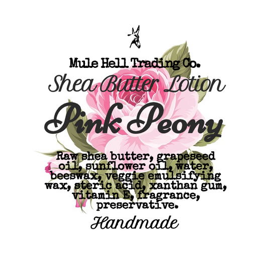 Pink Peony Shea Butter Lotion