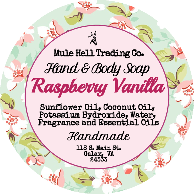 Raspberry Vanilla Liquid Soap