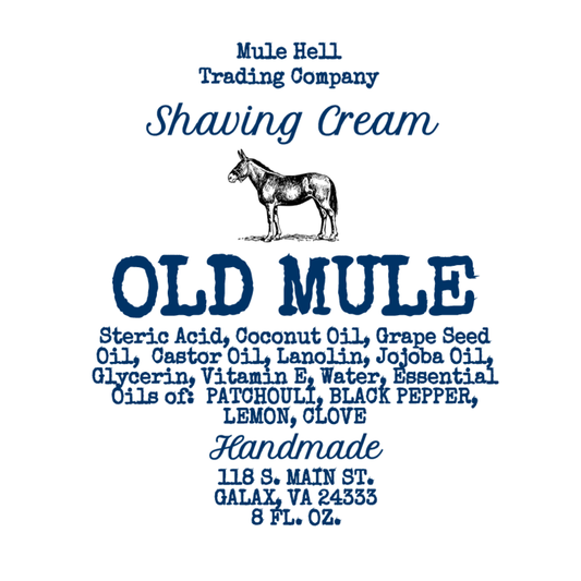 Old Mule Shaving Cream