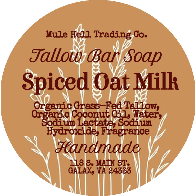 Spiced Oat Milk Tallow Soap Bar