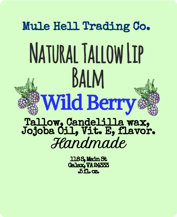 Wildberry Tallow Lip Balm